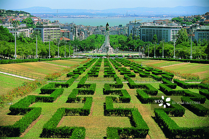 爱德华七世公园，里斯本图片素材