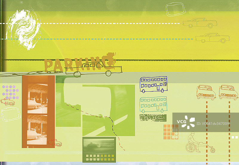 每日通勤图片素材