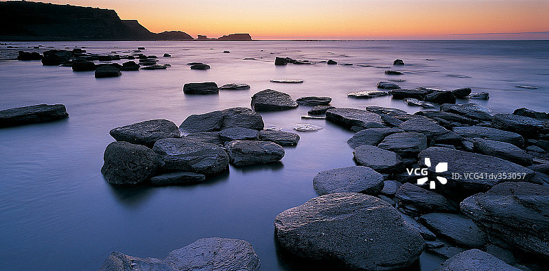 海边的石头图片素材