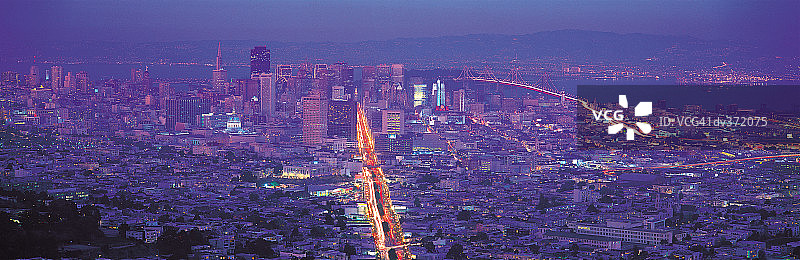 旧金山湾区航拍图片素材