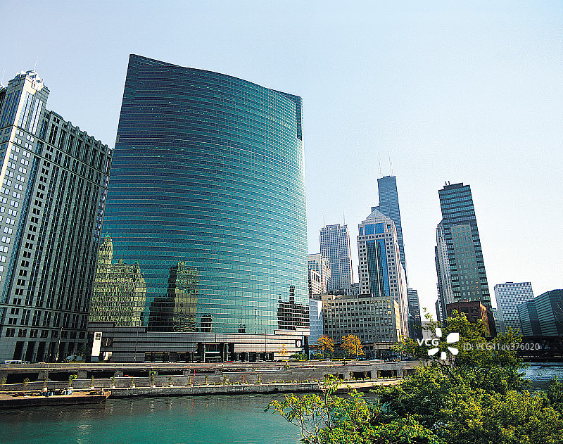 美国伊利诺伊州芝加哥IBM大厦图片素材