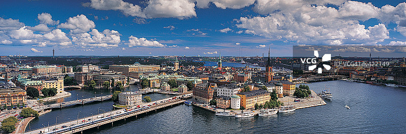 斯德哥尔摩骑士岛，瑞典图片素材