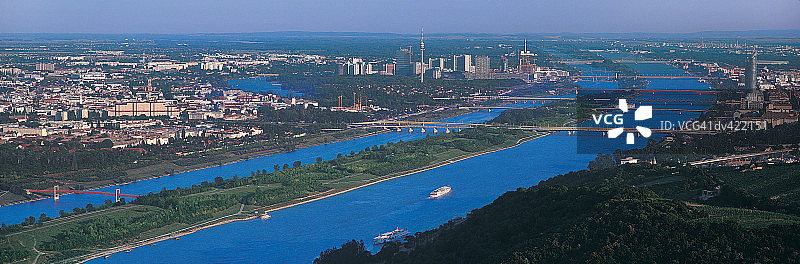 奥地利维也纳多瑙河图片素材