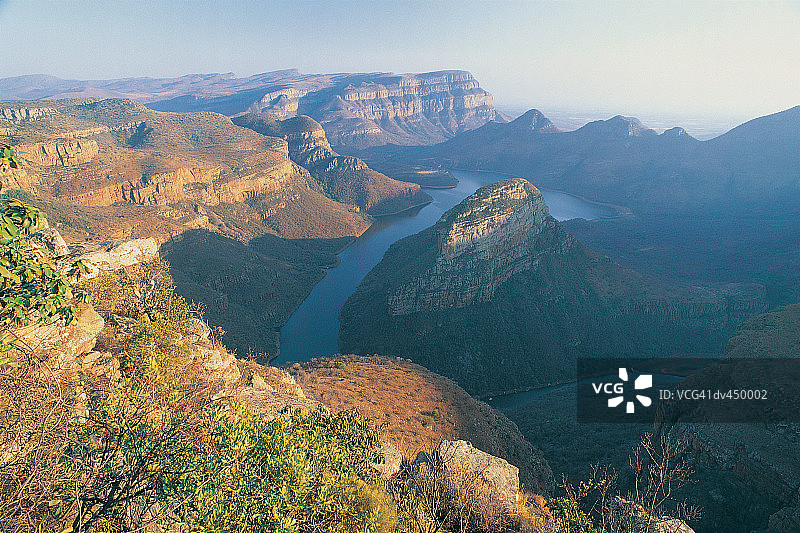 南非德拉肯斯堡山脉布莱德河峡谷图片素材