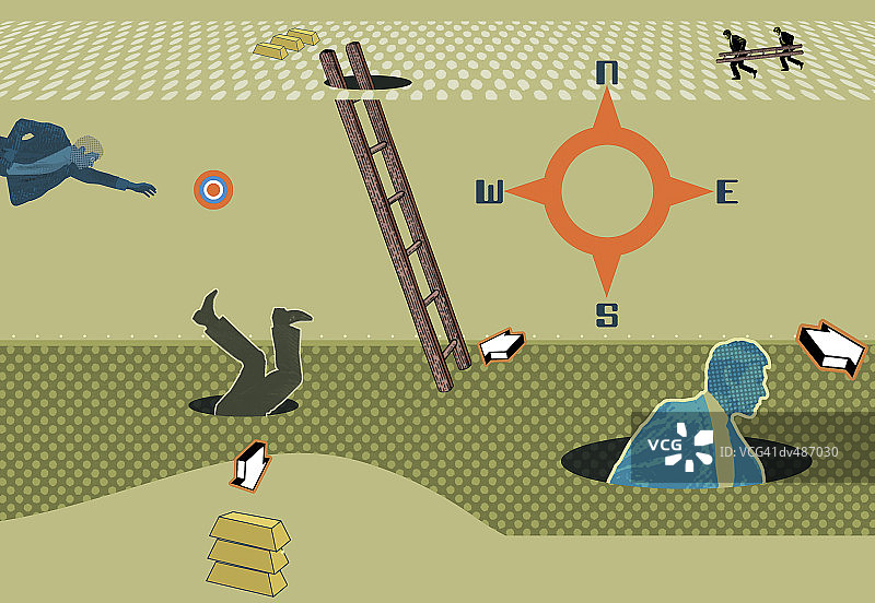 商业陷阱图片素材