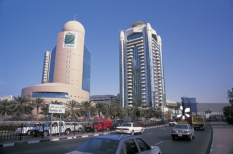 阿联酋迪拜德伊勒巴尼亚斯路图片素材