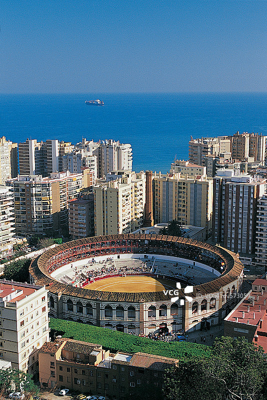 西班牙马拉加斗牛场图片素材