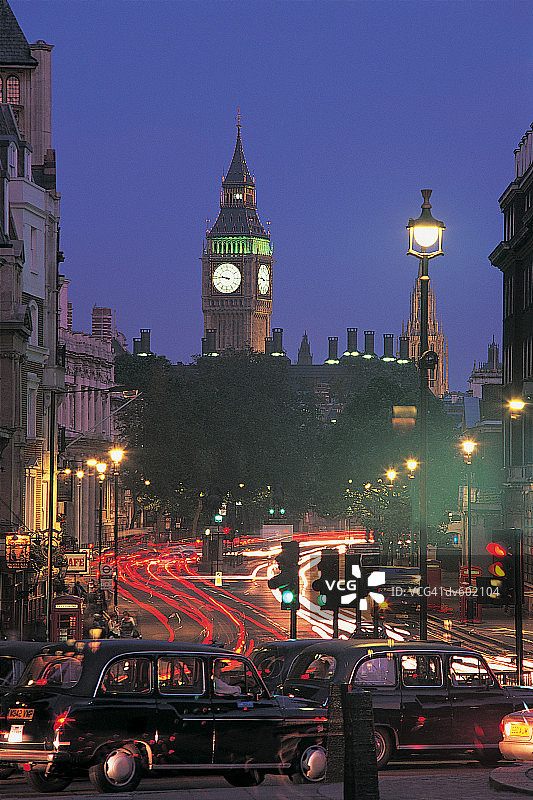 英国伦敦白厅景色图片素材