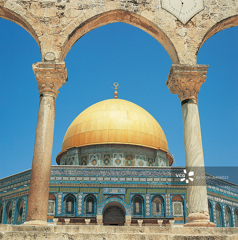 耶路撒冷圆顶清真寺图片素材