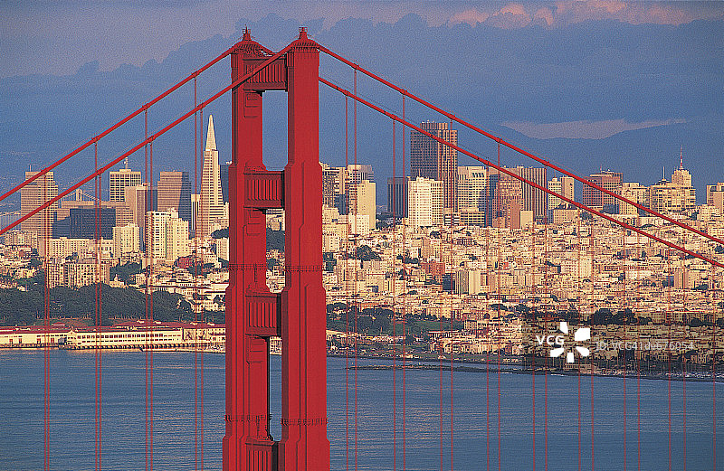 美国加利福尼亚州旧金山金门大桥图片素材