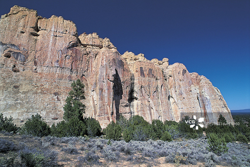 埃尔莫罗国家纪念碑，美国新墨西哥州图片素材