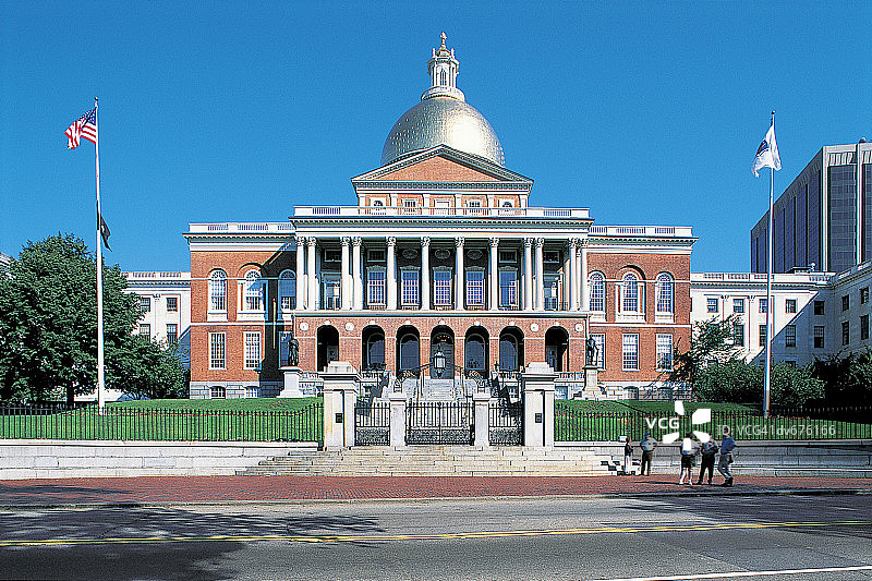 美国马萨诸塞州波士顿州议会大厦图片素材