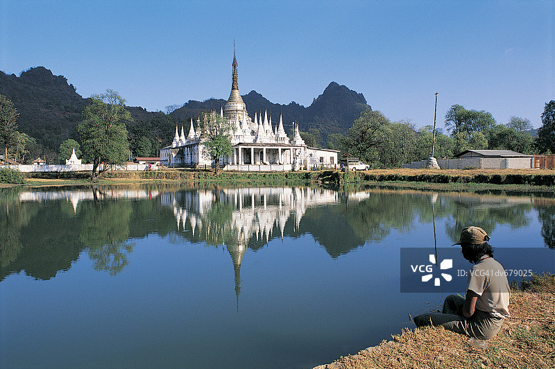 缅甸寺庙图片素材