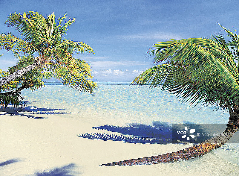 科科斯群岛海滩图片素材
