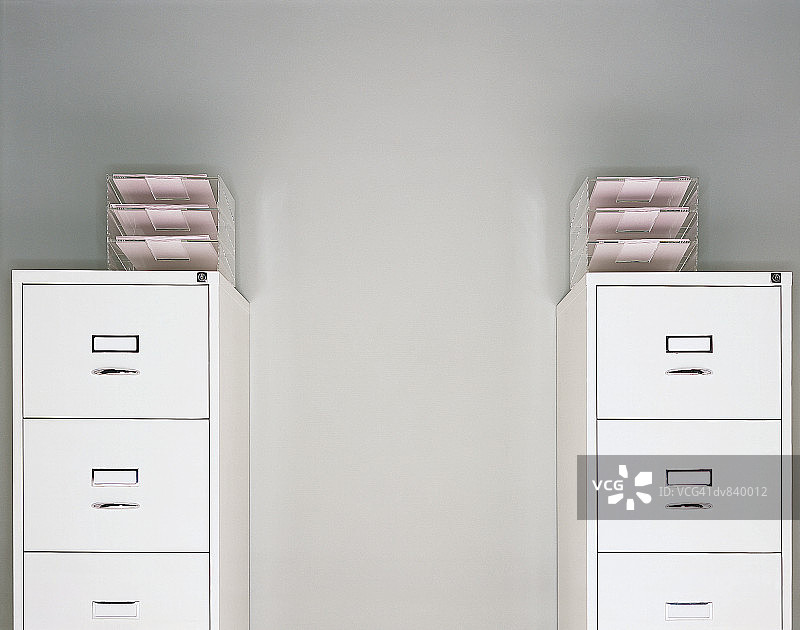 两个文件柜图片素材