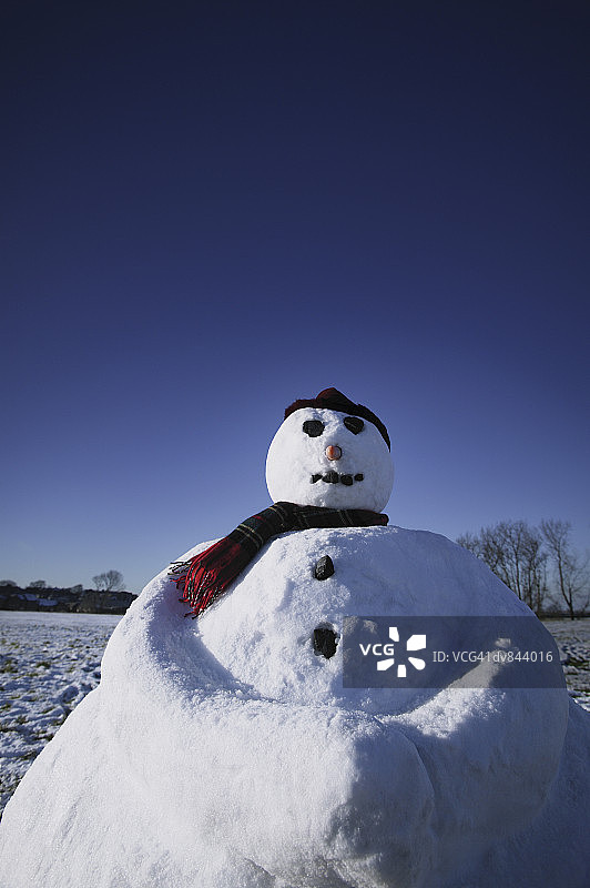 公园里的雪人图片素材