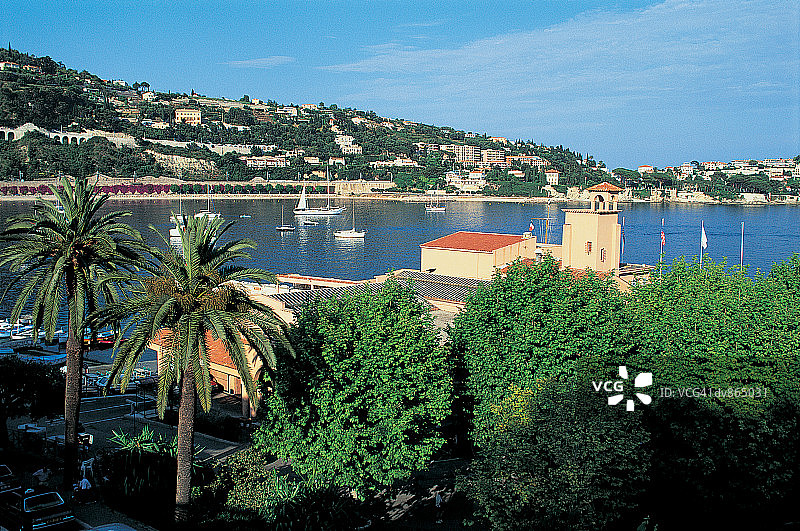 法国普罗旺斯蔚蓝海岸滨海自由城图片素材