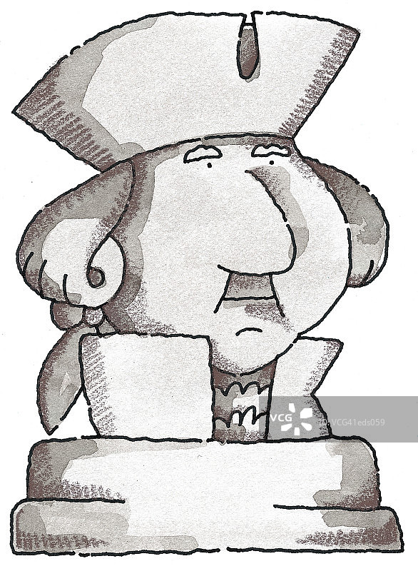 乔治·华盛顿半身像图片素材