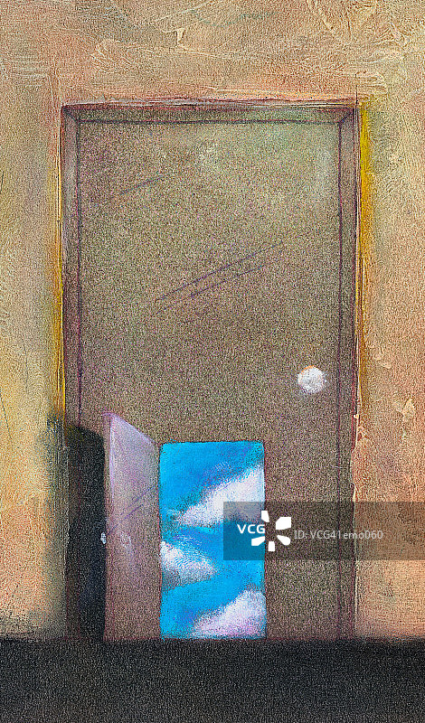 通往自由的门图片素材