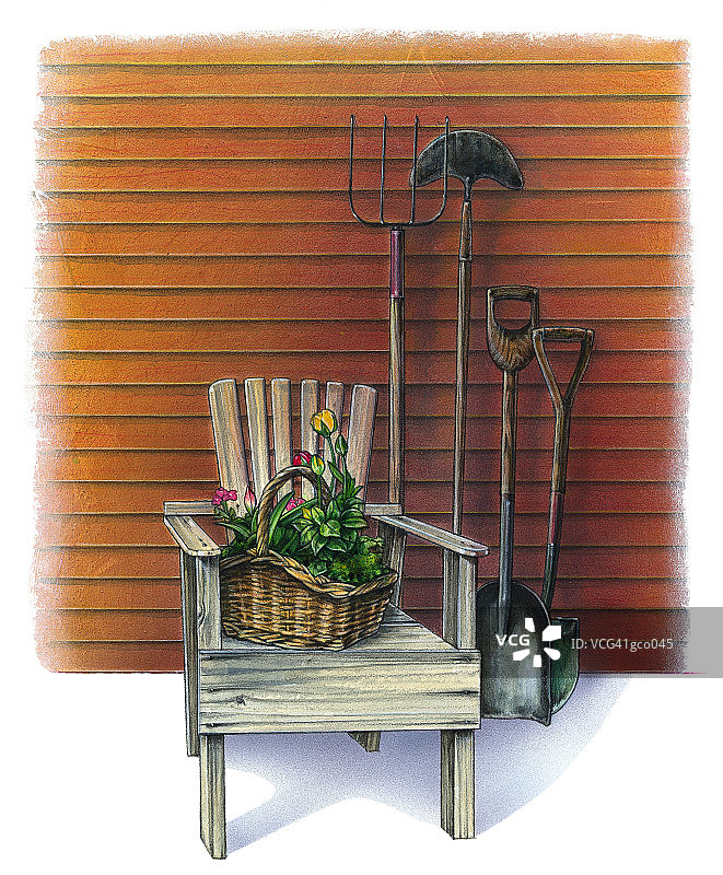 园艺工具图片素材