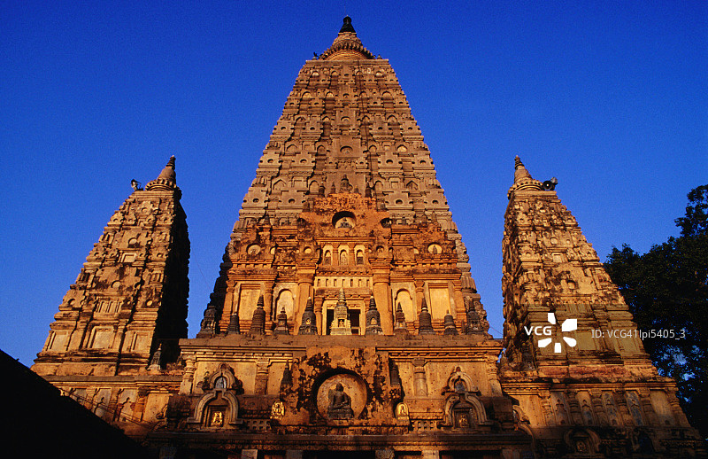 印度比哈尔邦菩提伽耶菩提寺图片素材