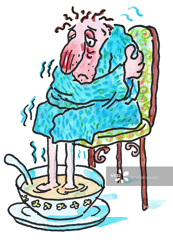 感冒的男人图片素材