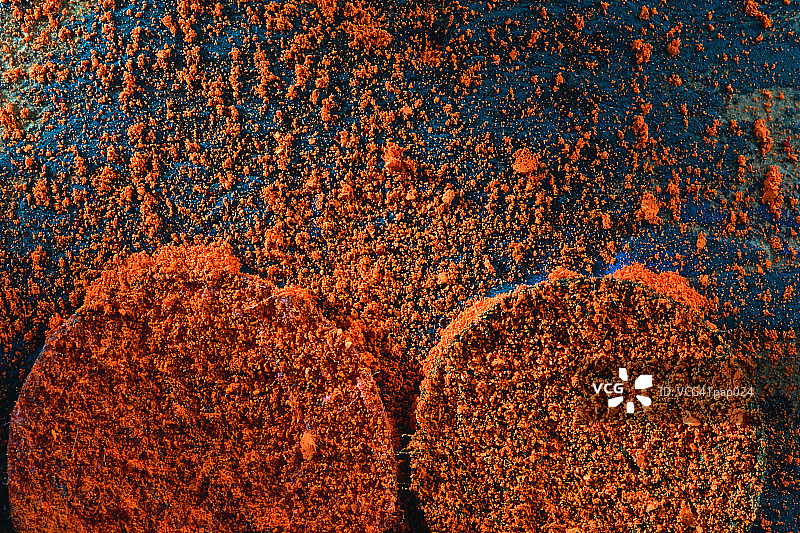 橘色纹理背景图片素材