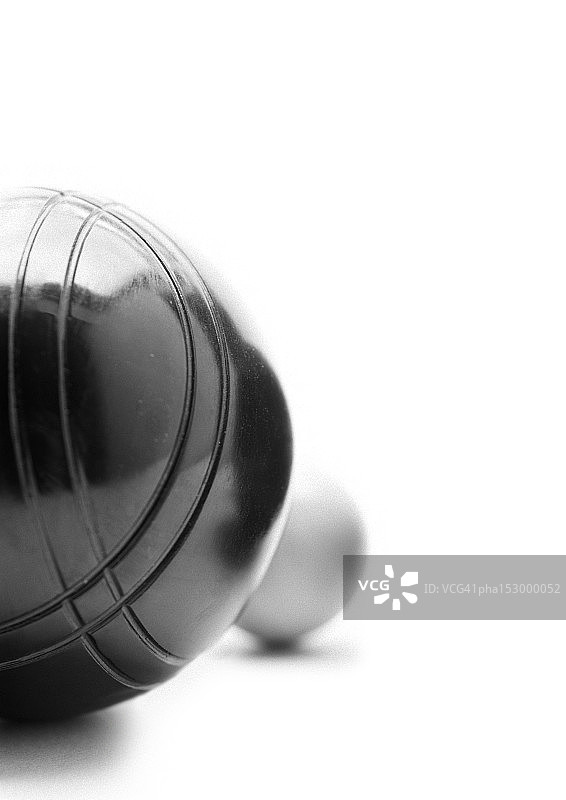 法式滚球用球黑白图图片素材