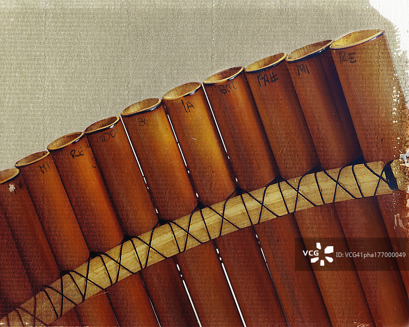 排箫特写图片素材