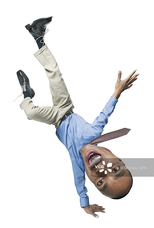 非洲裔美国商人的车轮翻滚照片漫画图片素材