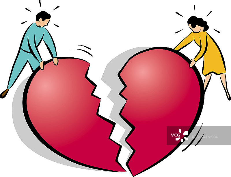 情侣伤心图片素材