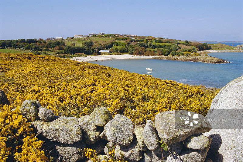 英国锡利群岛圣艾格尼丝图片素材