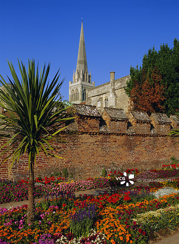 英格兰西萨塞克斯奇切斯特大教堂及花园图片素材