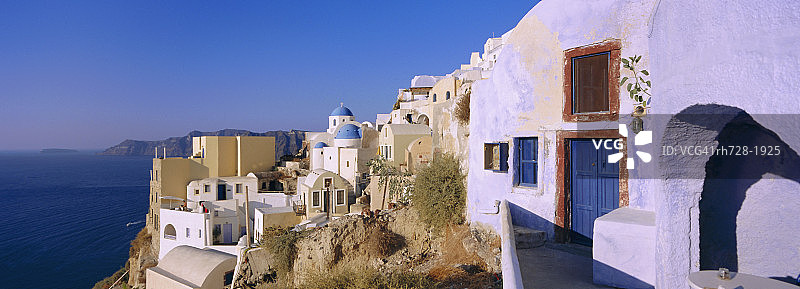 圣托里尼锡拉岛图片素材