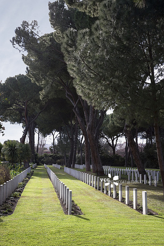 第二次世界大战墓地图片素材