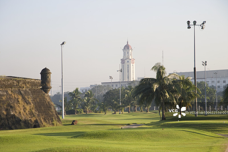 Intramuros附近的高尔夫球场图片素材