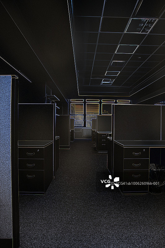 空旷的办公室图片素材