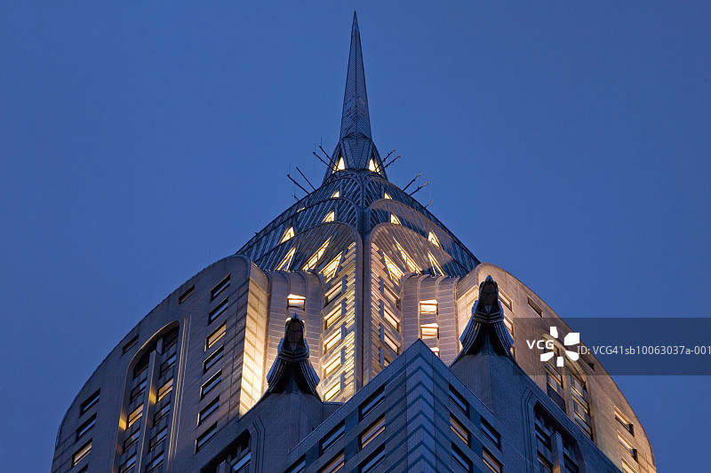 克莱斯勒大厦顶端图片素材