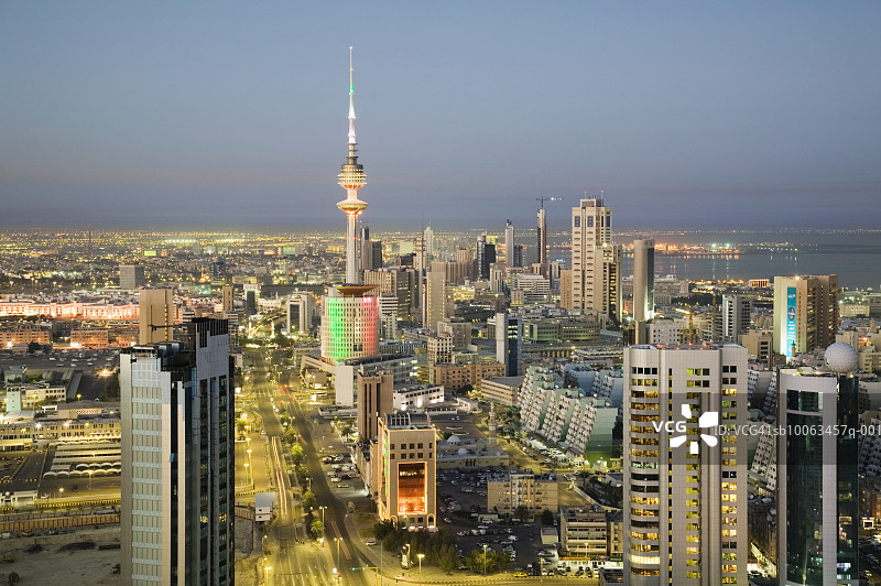 科威特科威特市的城市景观图片素材