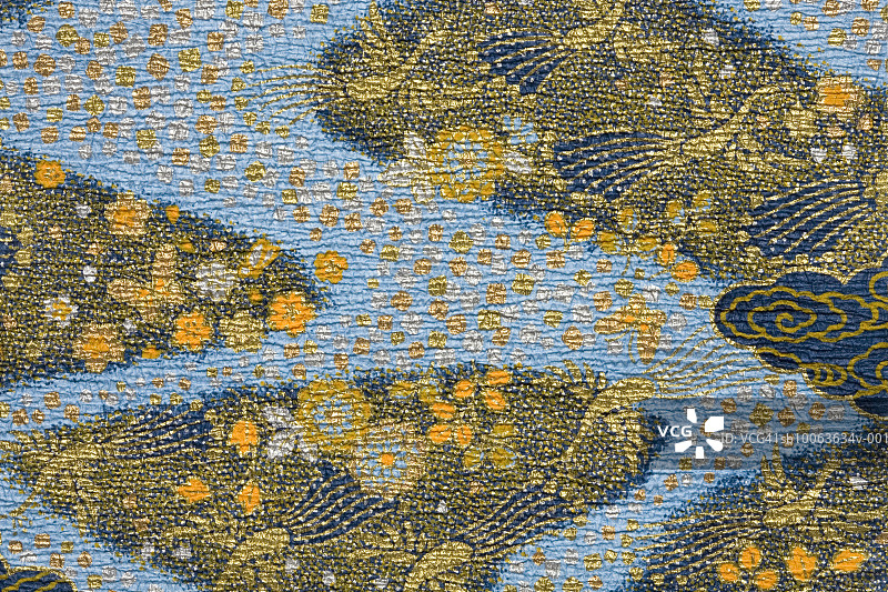 蓝色日本纸（全画幅）图片素材