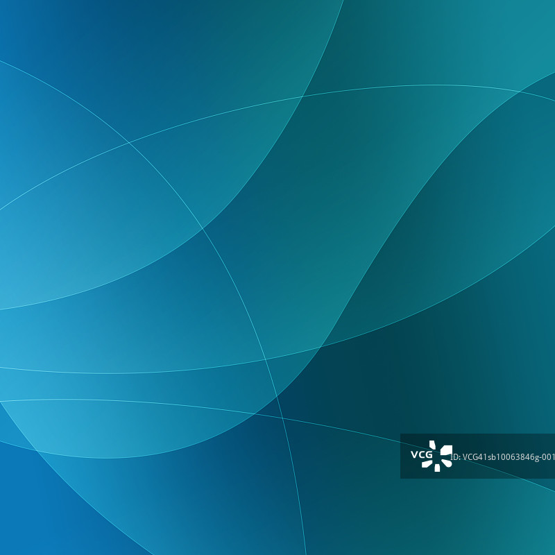 蓝色抽象图形（数字生成）图片素材