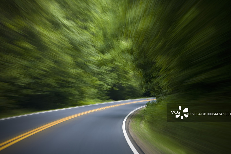 乡村道路（变焦）图片素材