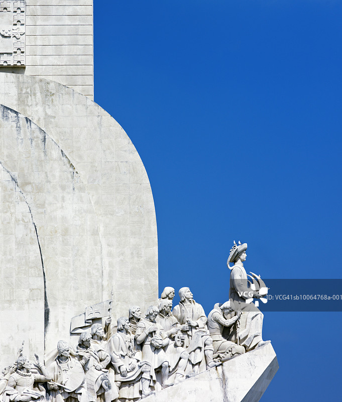 葡萄牙里斯本，克里斯托弗·哥伦布发现纪念碑图片素材