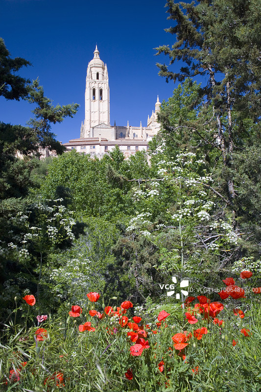 塞戈维亚大教堂图片素材