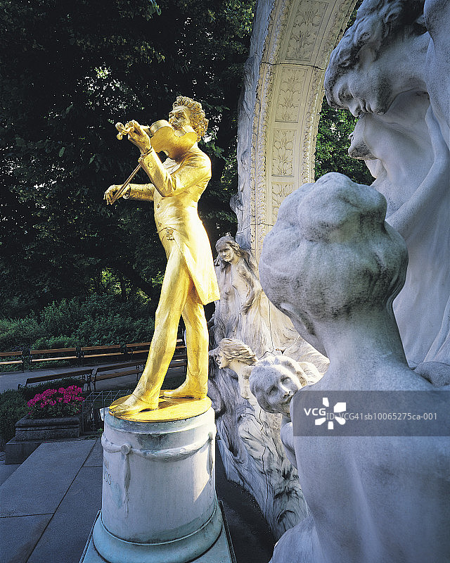 约翰·施特劳斯纪念碑图片素材