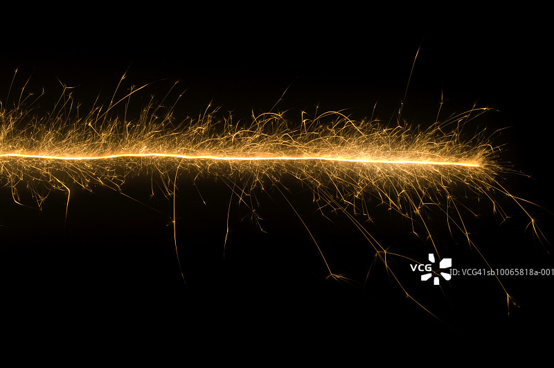 横向烟花光图片素材