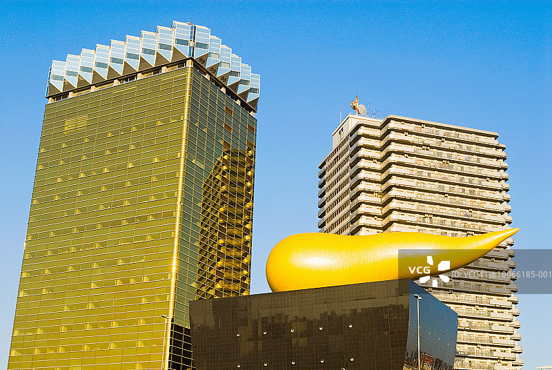 日本东京浅草朝日啤酒大厦图片素材