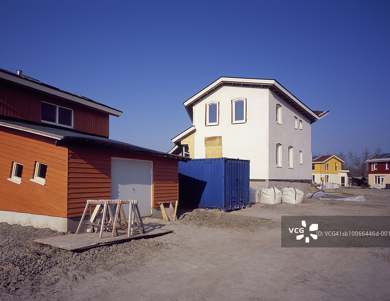荷兰阿尔梅勒现代生态住宅开发图片素材