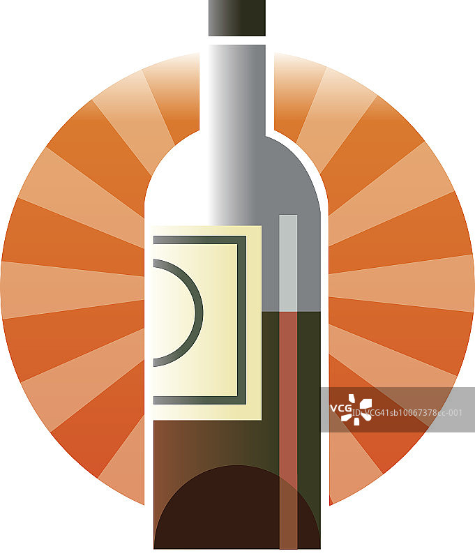 一瓶酒图片素材