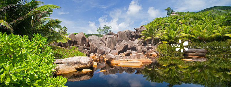 塞舌尔，拉迪格岛，Anse Severe图片素材